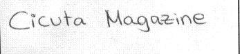 Imagen de CICUTA MAGAZINE