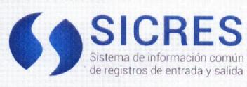Imagen de SICRES SISTEMA DE INFORMACION COMUN DE REGISTROS DE ENTRADA Y SALIDA