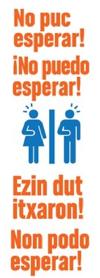 Imagen de NO PUC ESPERAR ! NO PUEDO ESPERAR! EZIN DUT ITXARON! NON PODO ESPERAR!