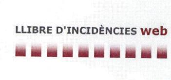 Imagen de LIBRE D'INCIDÉNCIES WEB