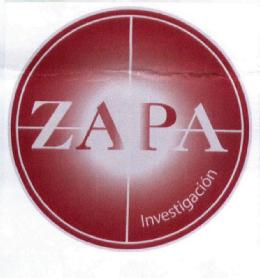 Imagen de ZAPA INVESTIGACION