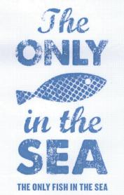 Imagen de THE ONLY IN THE SEA THE ONLY FISH IN THE SEA