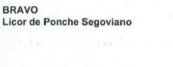 Imagen de BRAVO LICOR DE PONCHE SEGOVIANO