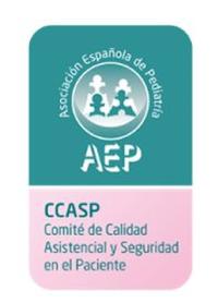 Imagen de ASOCIACION ESPAÑOLA DE PEDIATRIA AEP CCASP COMITE DE CALIDAD ASISTENCIAL Y SEGURIDAD EN EL PACIENTE