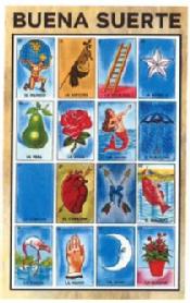 Imagen de BUENA SUERTE EL MUNDO LA BANDERA LA ESCALERA LA ESTRELLA LA PERA LA ROSA LA SIRENA EL PARAGUAS LA CORONA EL CORAZON EL PESCADO LA GARZA LA MANO LA LUNA LA MACETA