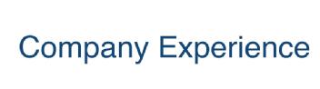 Imagen de COMPANY EXPERIENCE