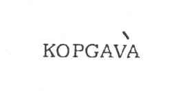 Imagen de KOPGAVA