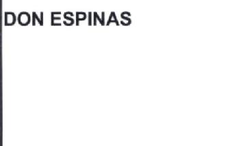 Imagen de DON ESPINAS