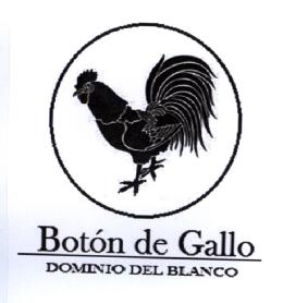 Imagen de BOTON DE GALLO DOMINIO DEL BLANCO