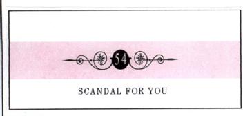 Imagen de 54 SCANDAL FOR YOU