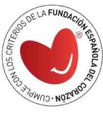 Imagen de CUMPLE CON LOS CRITERIOS DE LA FUNDACION ESPAÑOLA DEL CORAZON