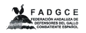 Imagen de FADGCE FEDERACION ANDALUZA DE DEFENSORES DEL GALLO COMBATIENTE ESPAÑOL