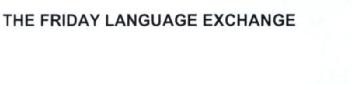 Imagen de THE FRIDAY LANGUAGE EXCHANGE