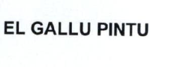 Imagen de EL GALLU PINTU