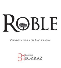 Imagen de ROBLE VINO DE LA TIERRA DEL BAJO ARAGON BODEGAS BORRAZ