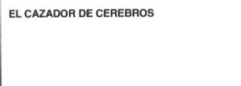 Imagen de EL CAZADOR DE CEREBROS