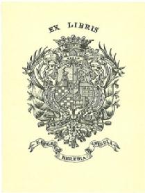 Imagen de EX LIBRIS PERLEGEM ET REGEM SI MORIMUR VIVIMUS ZABALBURU HEREDIA SPINOLA