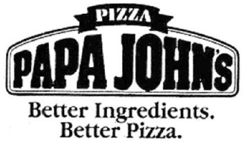 Imagen de PIZZA PAPA JOHN'S BETTER INGREDIENTS. BETTER PIZZA
