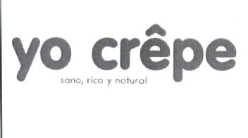 Imagen de YO CREPE SANO, RICO Y NATURAL