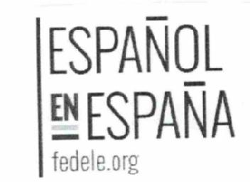 Imagen de ESPAÑOL EN ESPAÑA FEDELE.ORG