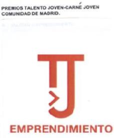 Imagen de PREMIOS TALENTO JOVEN-CARNE JOVEN COMUNIDAD DE MADRID. TJ EMPRENDIMIENTO