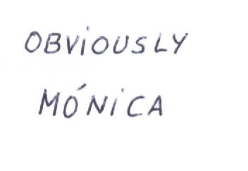 Imagen de OBVIOUSLY MONICA