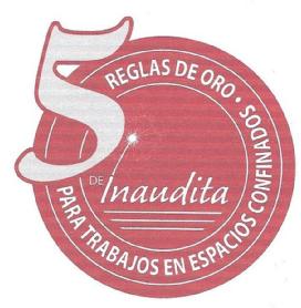 Imagen de 5 REGLAS DE ORO PARA TRABAJOS EN ESPACIOS CONFINADOS DE INAUDITA