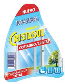 Imagen de NUEVO 100% SIN RASTRO SEM MANCHAS MARCA N 1 CRISTASOL CRISTALINO/ CRISTAL TRANSPARENCIA TOTAL