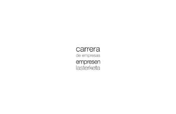 Imagen de CARRERA DE EMPRESAS EMPRESEN LASTERKETA
