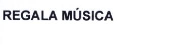 Imagen de REGALA MUSICA