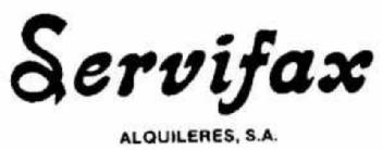 Imagen de SERVIFAX ALQUILERES, S.A
