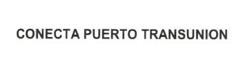Imagen de CONECTA PUERTO TRANSUNION