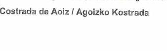 Imagen de COSTRADA DE AOIZ / AGOIZKO KOSTRADA