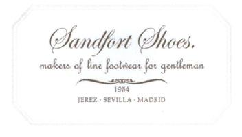 Imagen de SANDFORT SHOES MAKERS OF LINE FOOTWEAR FOR GENTLEMAN 1954 JEREZ SEVILLA MADRID