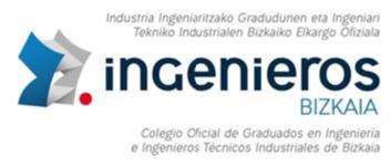 Imagen de INGENIEROS BIZKAIA INDUSTRIA INGENIARITZAKO GRADUDUNEN ETA INGENIARI TEKNIKO INDUSTRIALEN BIZKAIKO ELKARGO OFIZIALA COLEGIO OFICIAL DE GRADUADOS EN INGENIERIA E INGENIEROS TECNICOS INDUSTRIALES DE BIZKAIA