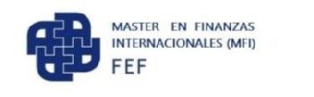 Imagen de MASTER EN FINANZAS INTERNACIONALES (MFI) FEF