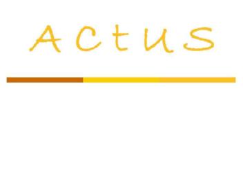 Imagen de ACTUS