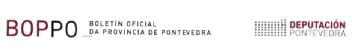 Imagen de BOPPO BOLETIN OFICIAL DA PROVINCIA DE PONTEVEDRA DEPUTACION PONTEVEDRA