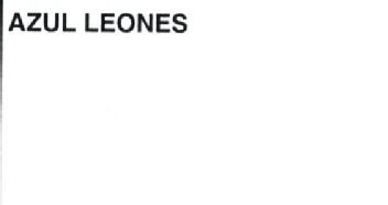 Imagen de AZUL LEONES