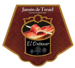 Imagen de JAMON DE TERUEL DENOMINACION DE ORIGEN PROTEGIDA EL ONTANAR