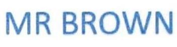 Imagen de MR BROWN