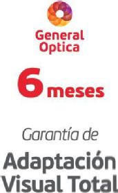 Imagen de GENERAL OPTICA 6 MESES GARANTIA DE ADAPTACION