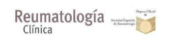 Imagen de REUMATOLOGIA CLINICA ORGANO OFICIAL DE SOCIEDAD ESPAÑOLA DE REUMATOLOGIA