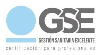 Imagen de GSE GESTION SANITARIA EXCELENTE CERTIFICACION PARA PROFESIONALES