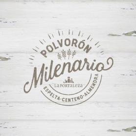 Imagen de POLVORON MILENARIO LA FORTALEZA ESPELTA - CENTENO - ALMENDRA