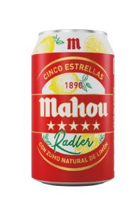 Imagen de M CINCO ESTRELLAS 1890 MAHOU RADLER CON ZUMO NATURAL DE LIMON