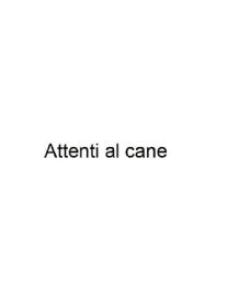 Imagen de ATTENTI AL CANE