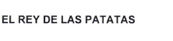 Imagen de EL REY DE LAS PATATAS