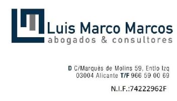 Imagen de LUIS MARCO MARCOS ABOGADOS & CONSULTORES