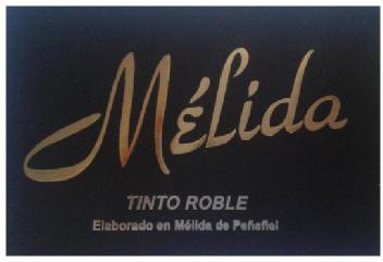 Imagen de MELIDA TINTO ROBLE ELABORADO EN MELIDA DE PEÑAFIEL